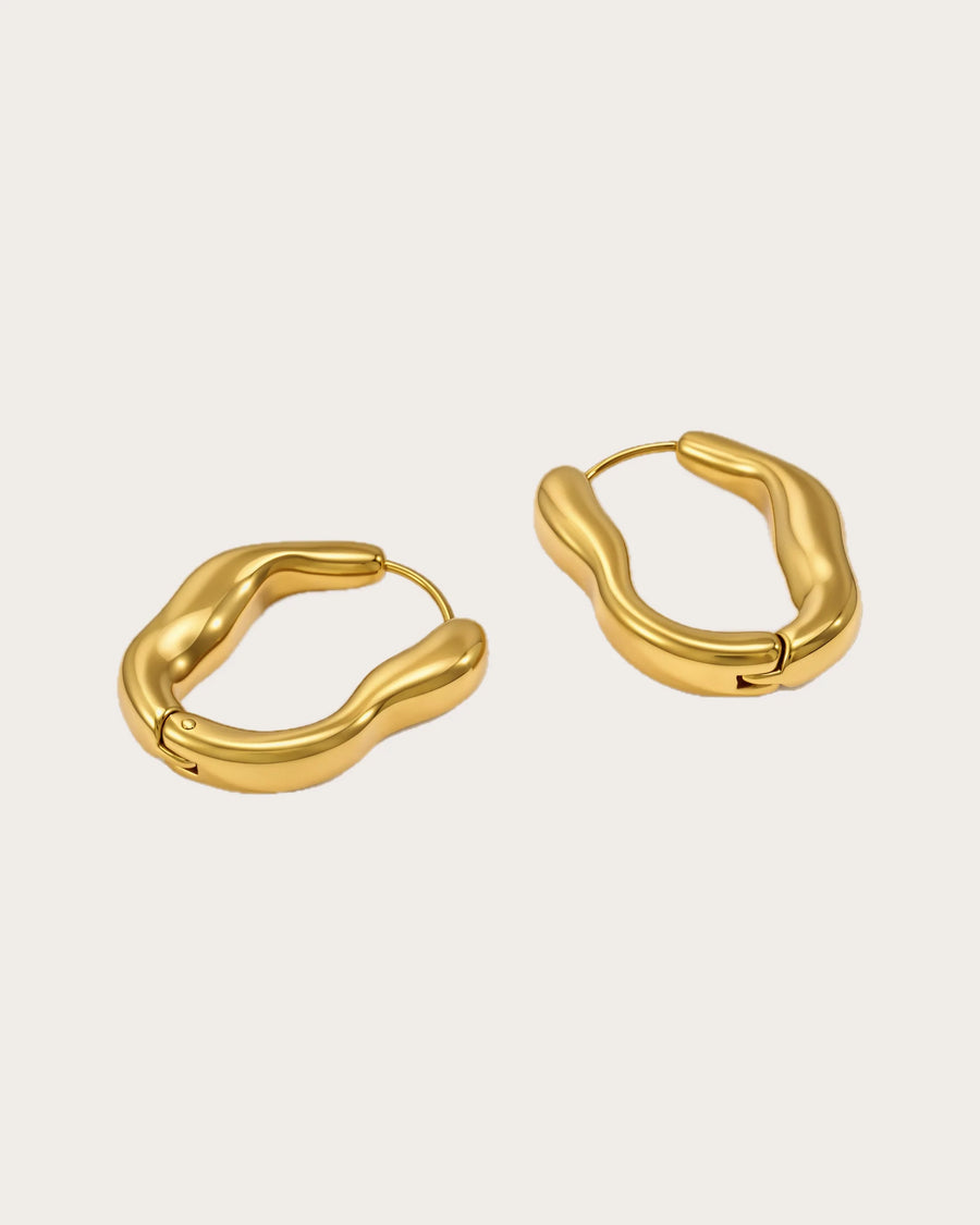 Vela Current Hoop Earrings