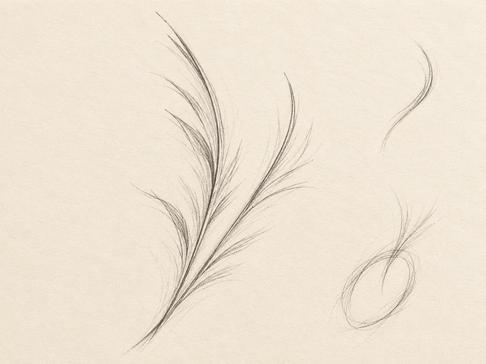 A rising graphite gesture